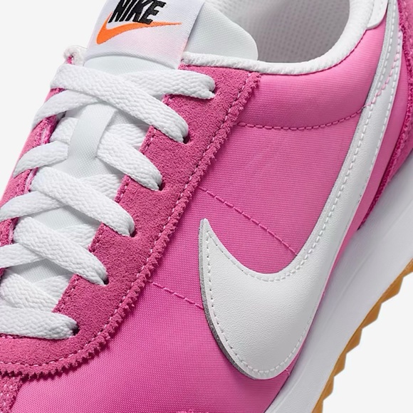 Nike Pacific - Women's Vibrant Pink and White Sneakers - Picture 7 of 8